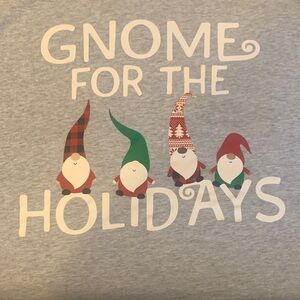 Festive Gnome Holiday Shirt - Gray